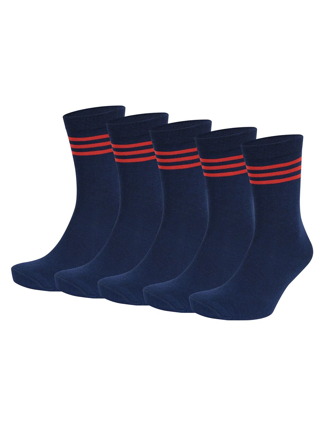bizala Kids Pack Of 3 Striped Calf Length Socks