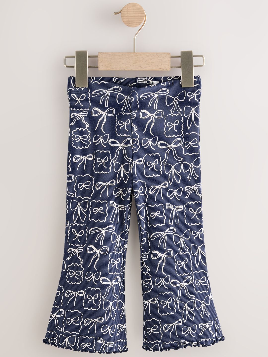 NEXT Girls Printed Ribbed Flared Leggings-picture-35