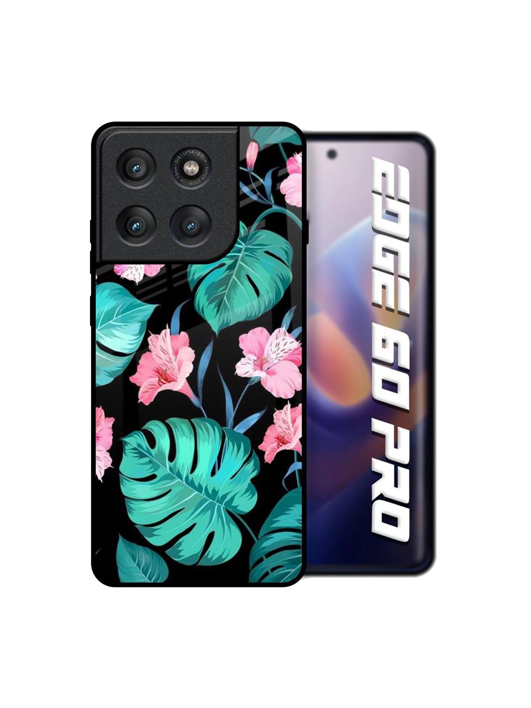 QRIOH Floral Printed Motorola Edge 60 Pro Silicone Back Case-picture-10