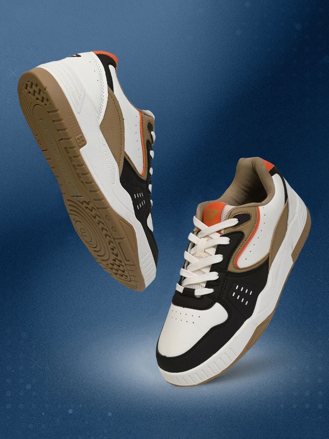 bond street by red tape Bond Street Men's White & Brown Casual Sneakers-picture-56
