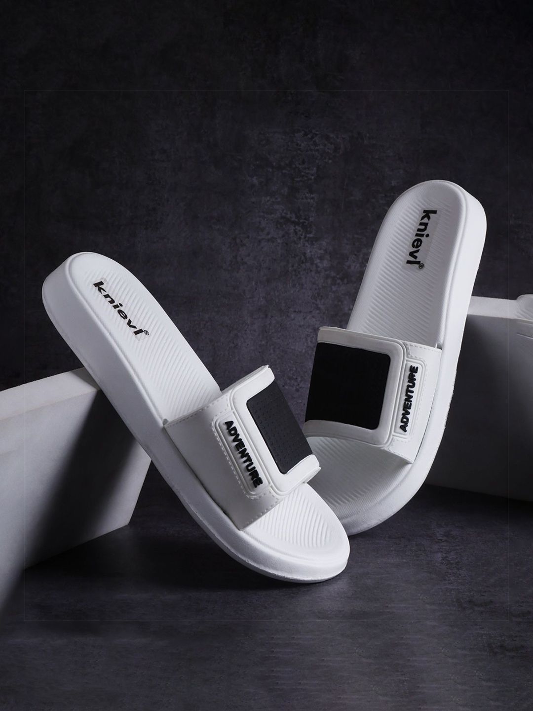 KNIEVL Printed Slip On Sliders-picture-12