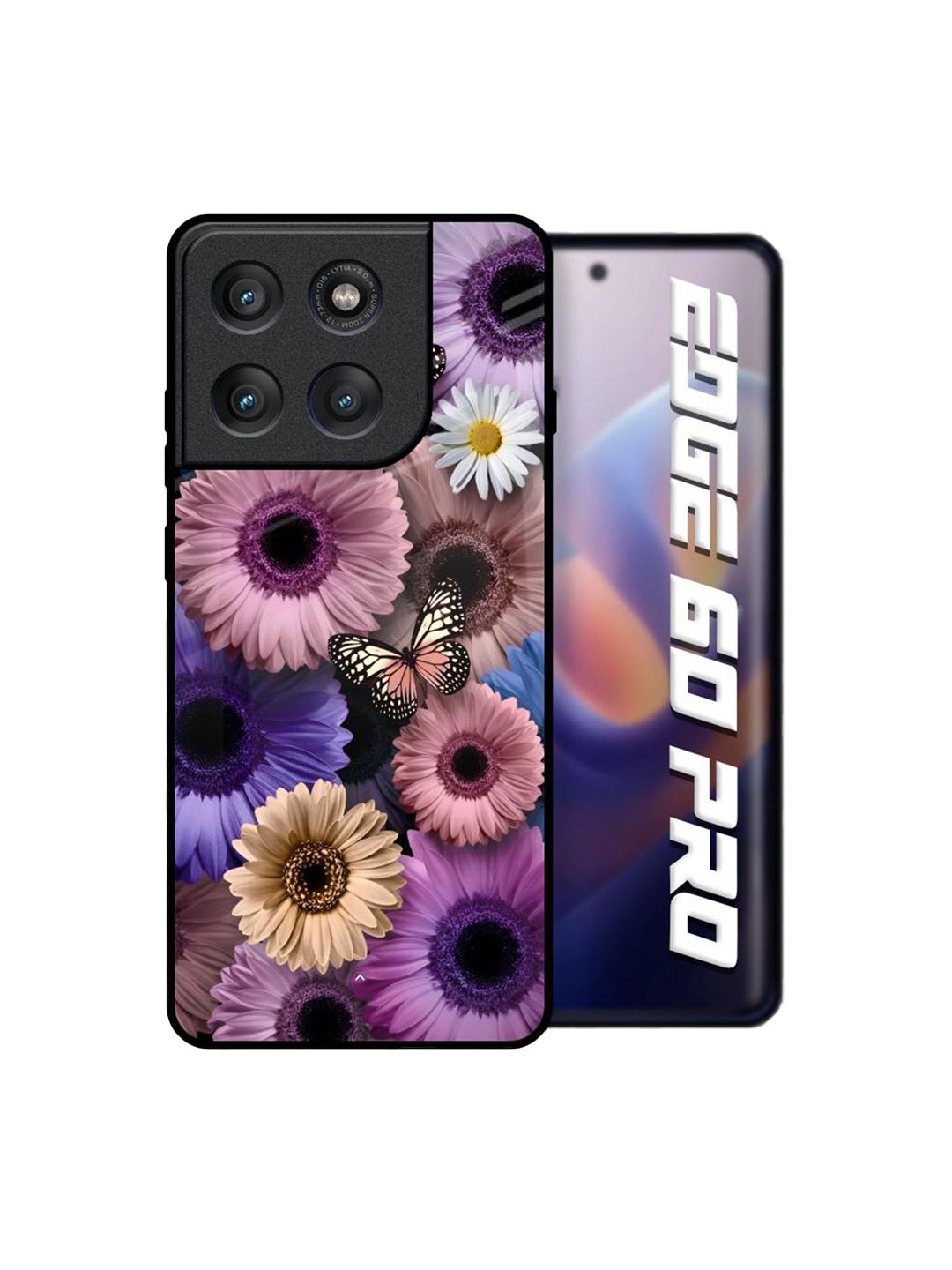 QRIOH Floral Printed Motorola Edge 60 Pro Back Case Mobile Accessories-picture-22