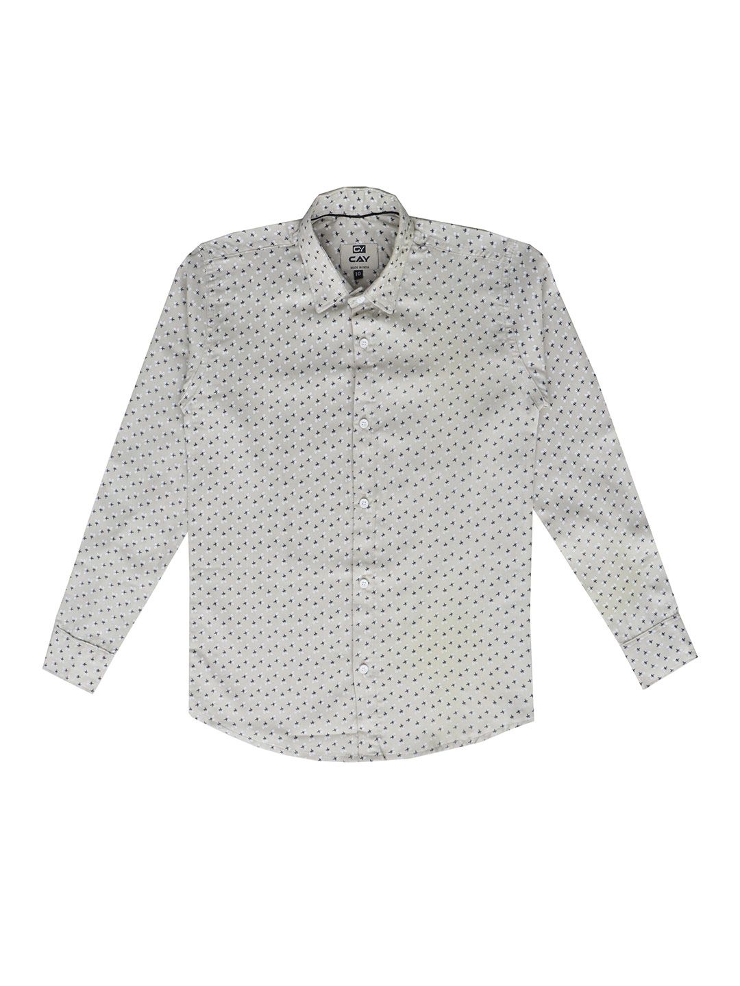 CAY Boys Floral Printed Spread Collar Cotton Casual Shirt-picture-36