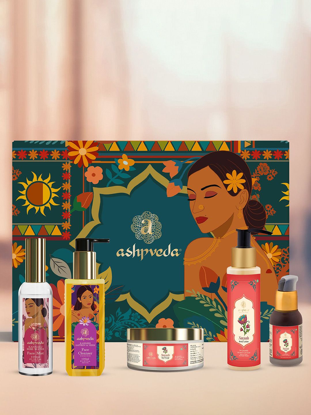 ASHPVEDA Set Of 5 Serum-30 ml- Face Wash- 100 ml-Face Mist -100 ml-Body Lotion-100 ml-image-2