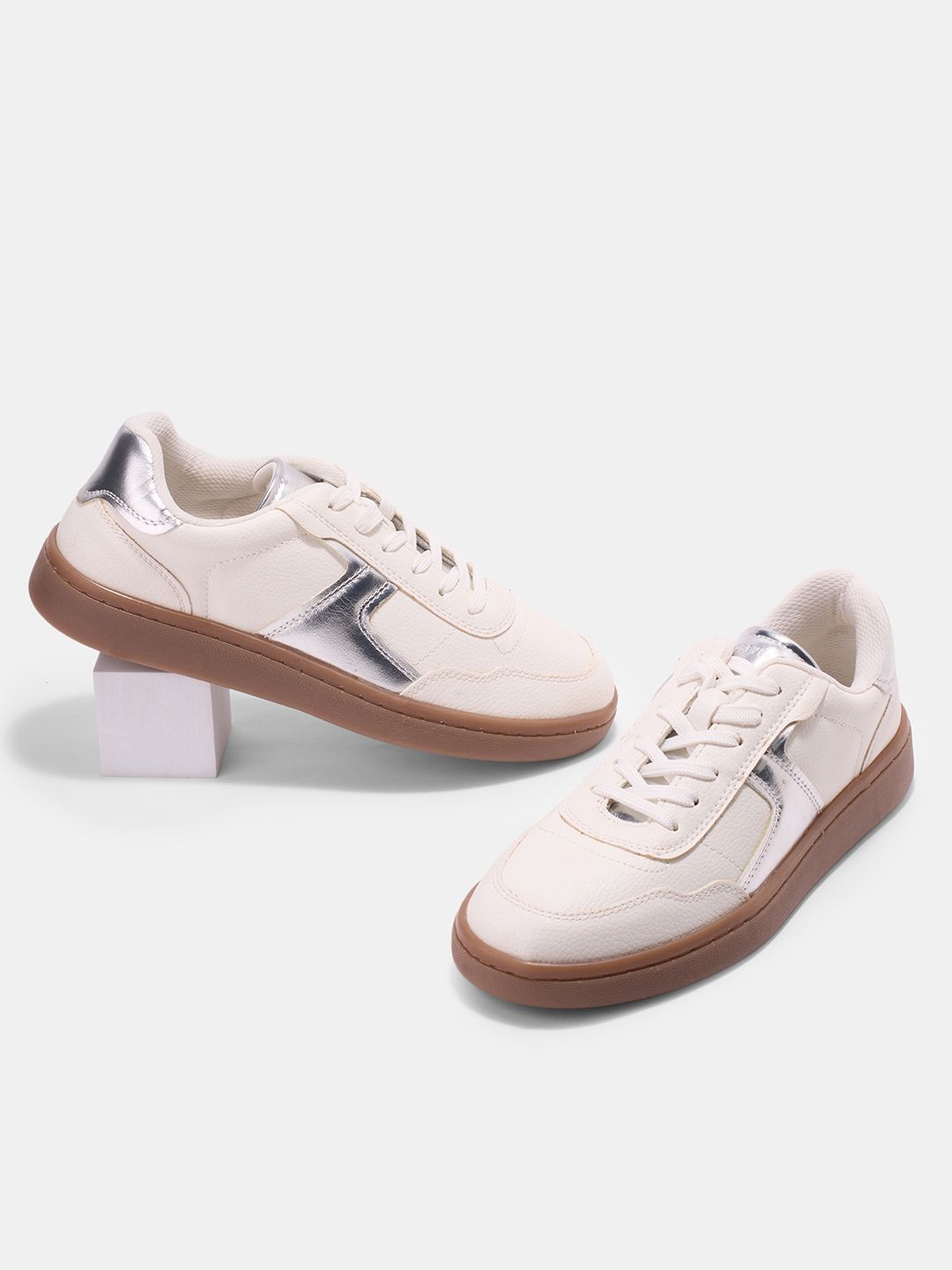 Forever Glam by Pantaloons Women PU Sneakers-picture-42