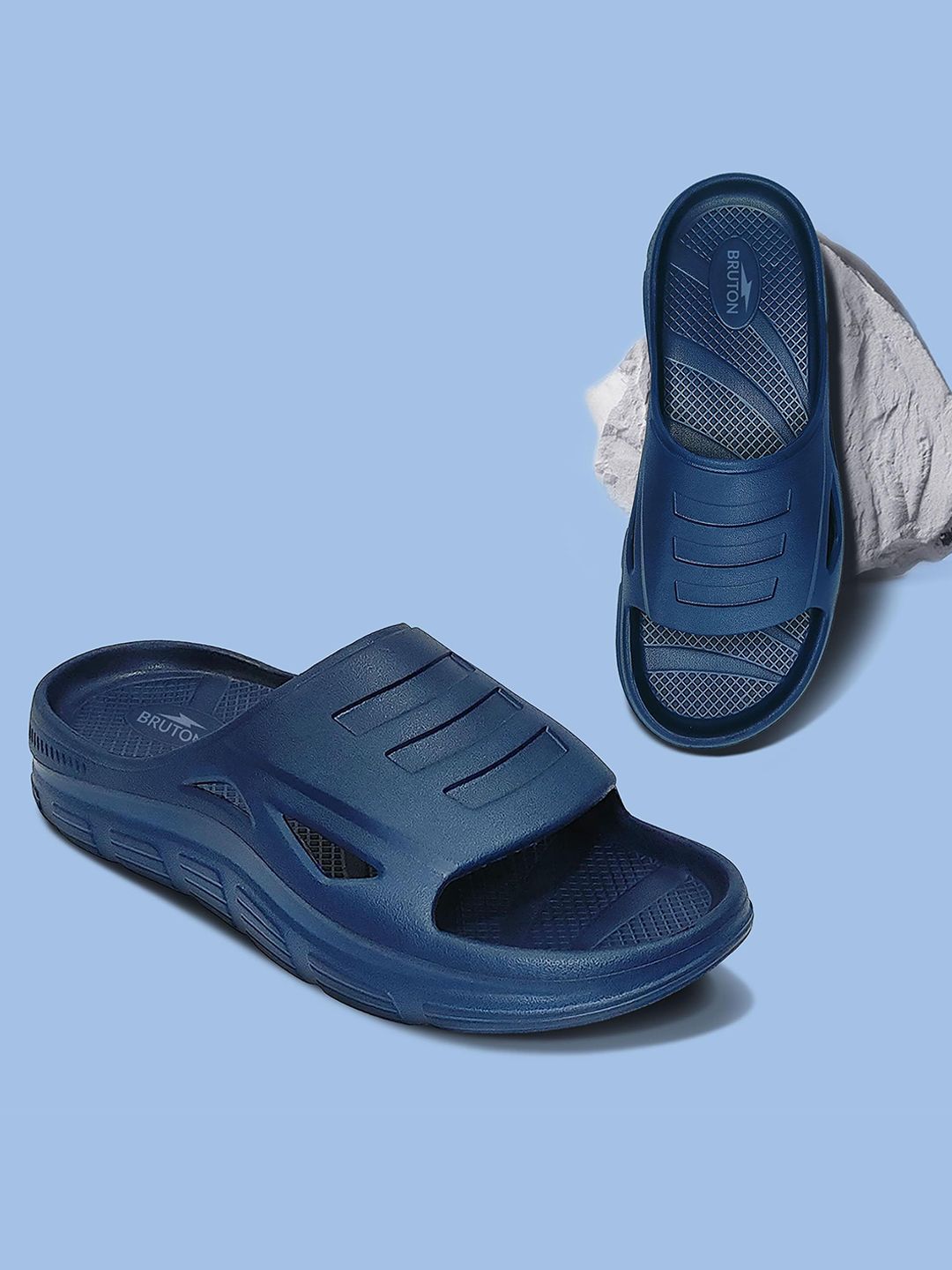 Bruton Men Eco-Friendly & Light-Weight Sliders-picture-17