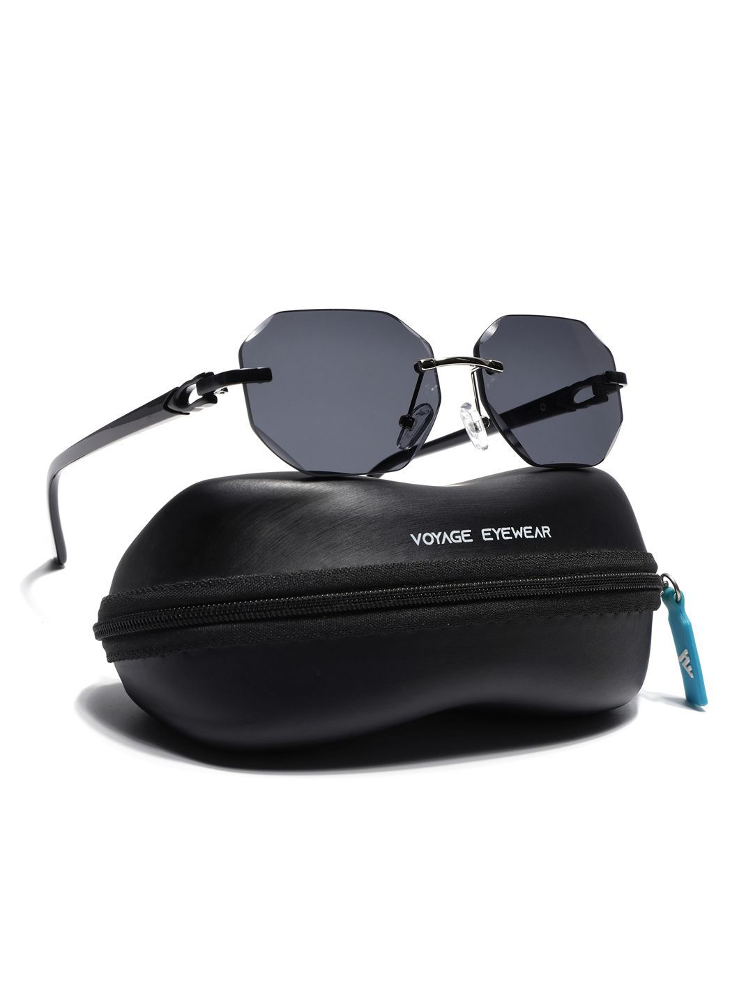 Voyage Unisex Rimless Sunglasses 17404MG7360-picture-11