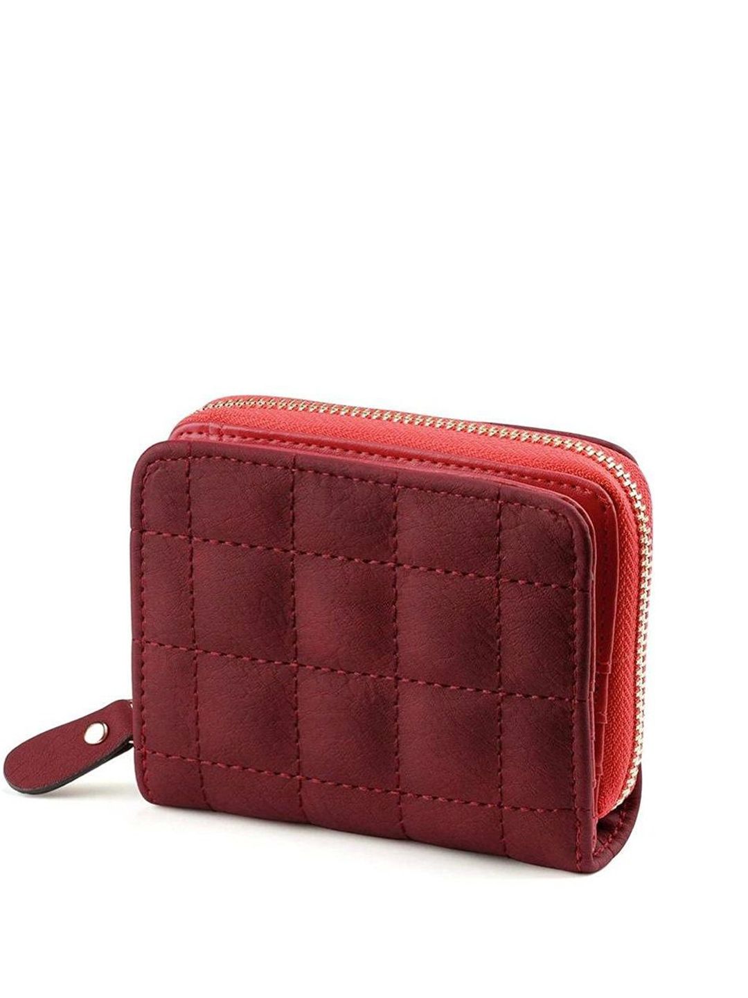 Alexvyan Women Checked Zip Around Wallet-picture-32