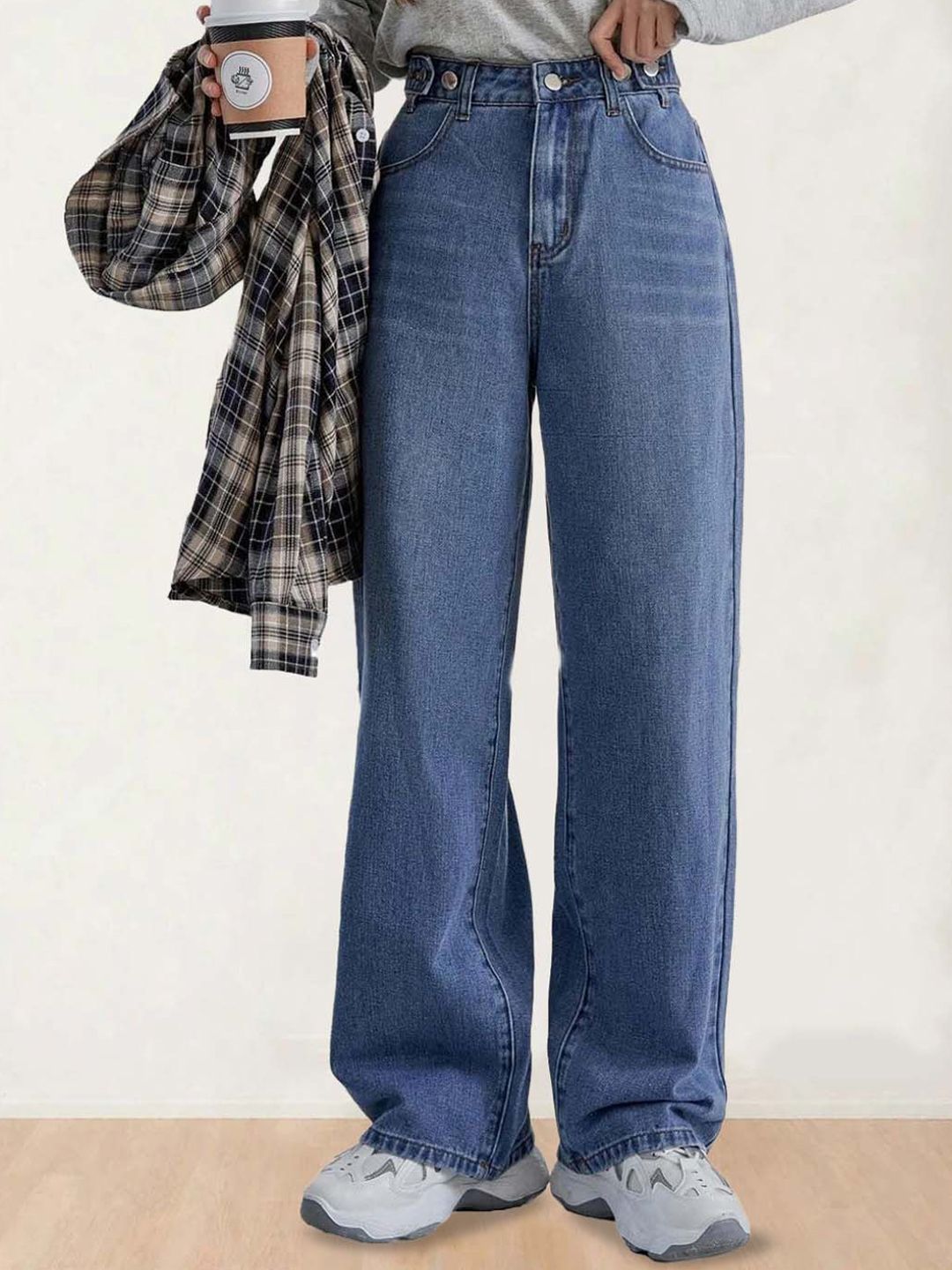 Kotty Women Boyfriend Fit High-Rise Stretchable Jeans-picture-40