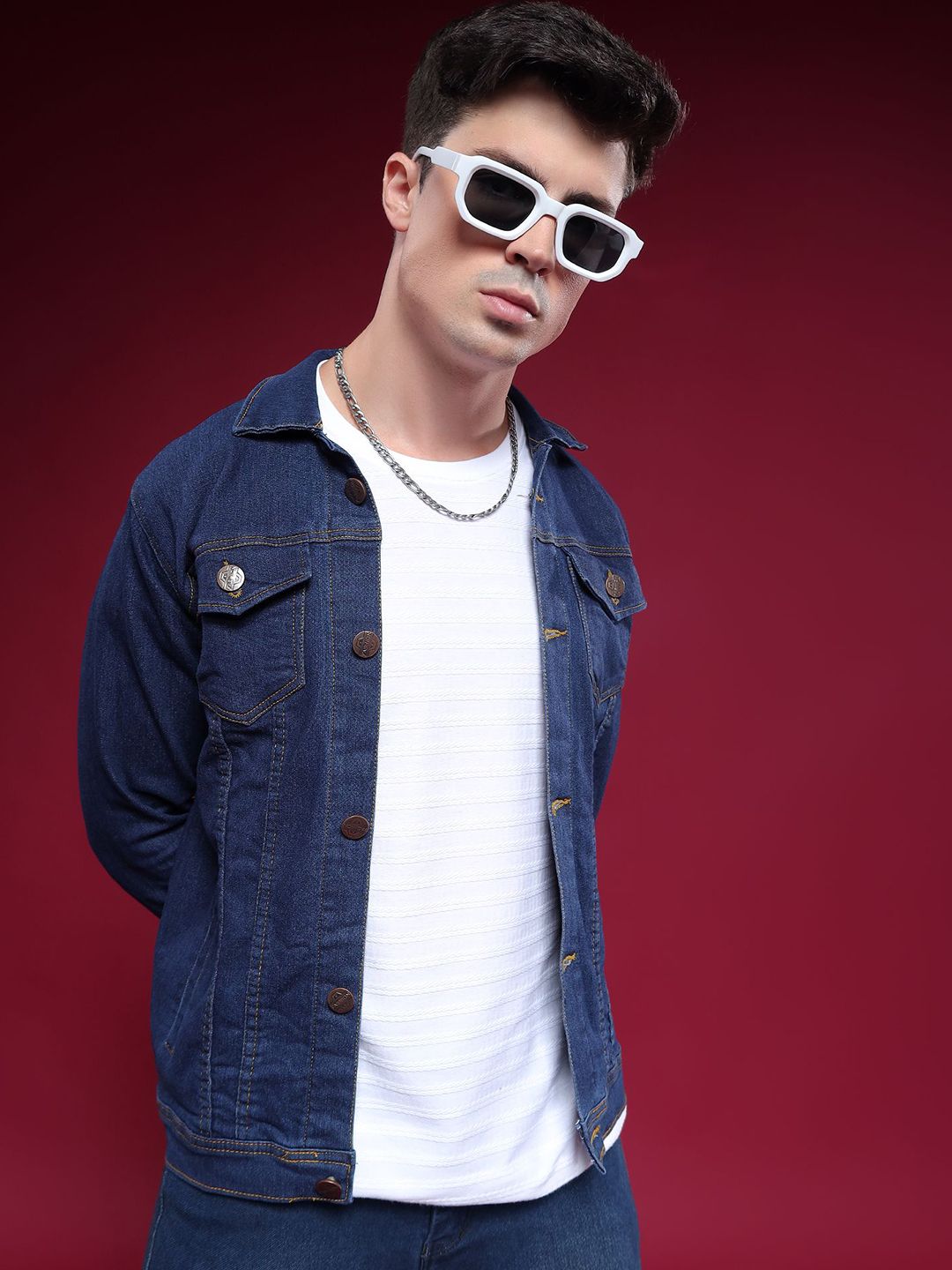 MaverIQ Men Outdoor Denim Jacket-picture-15