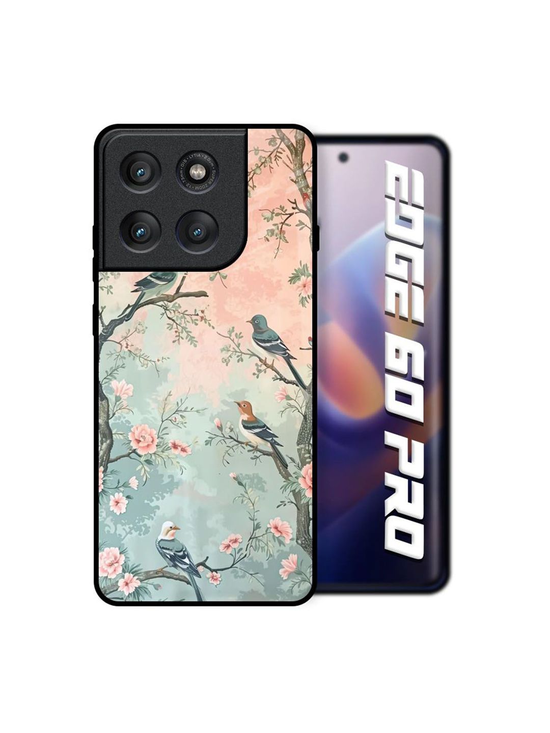 QRIOH Floral Printed Motorola Edge 60 Pro Silicone Back Case-picture-11