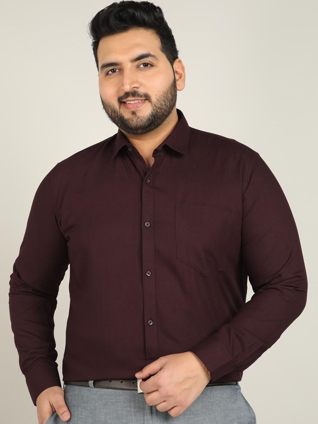 Metronaut Spread Collar Cotton Shirt-picture-55