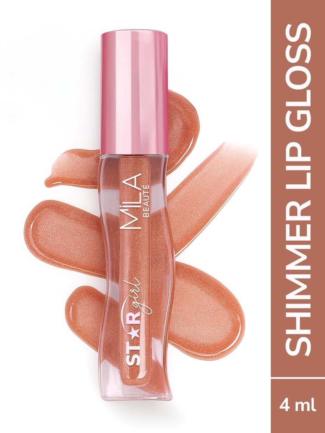 MILA BEAUTE Lip Gloss For Plum Lips & High Shine- 4 ml- Moonlight 02-picture-33