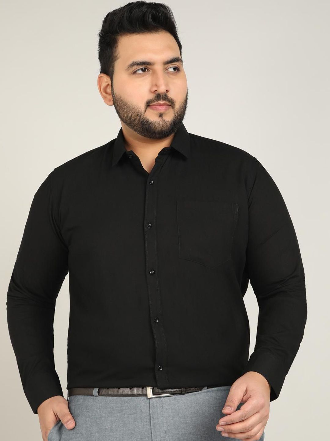 Metronaut Spread Collar Cotton Shirt-picture-24