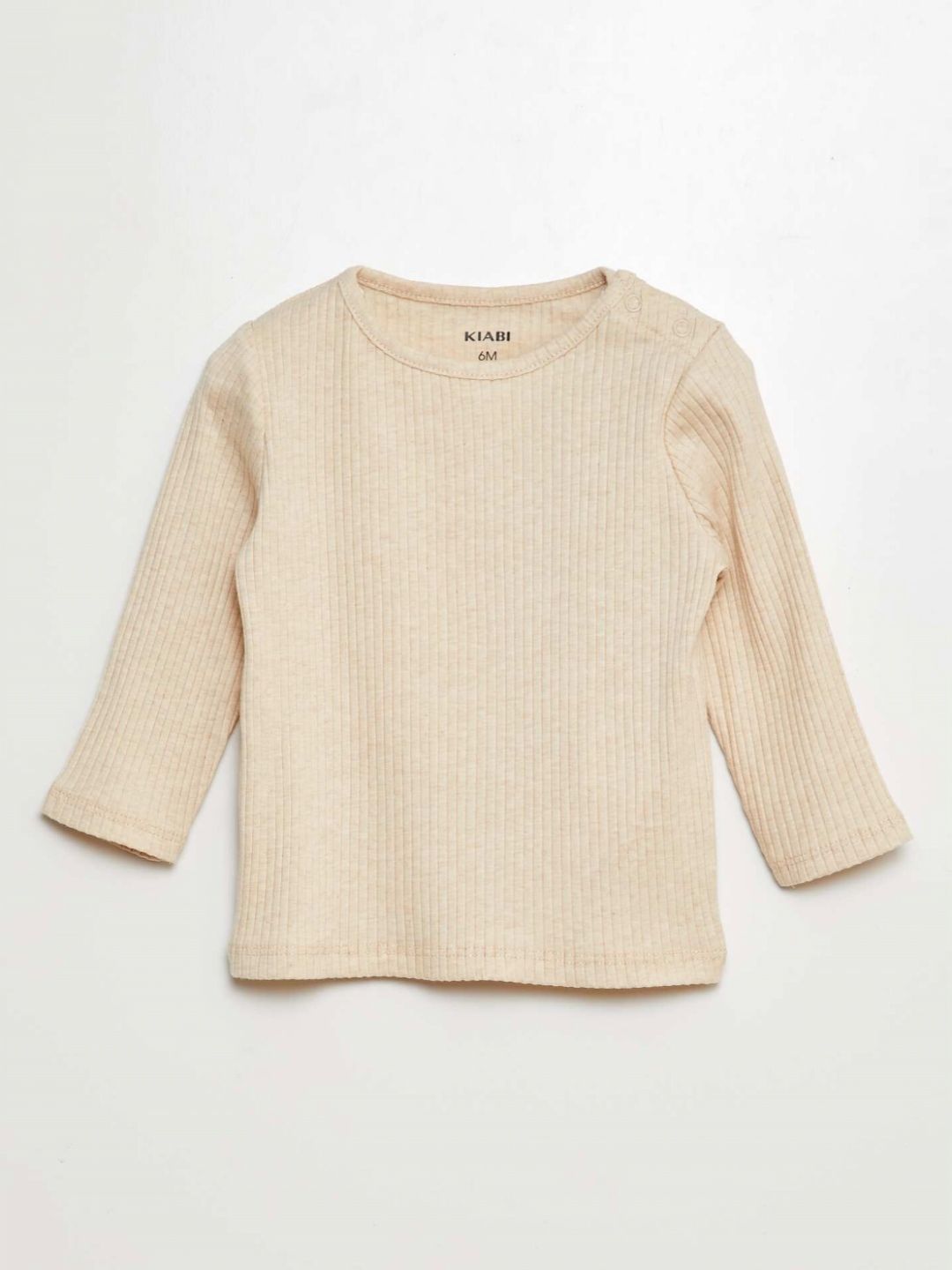 KIABI Unisex Pack of 2 Solid Round Neck T-shirts-picture-41