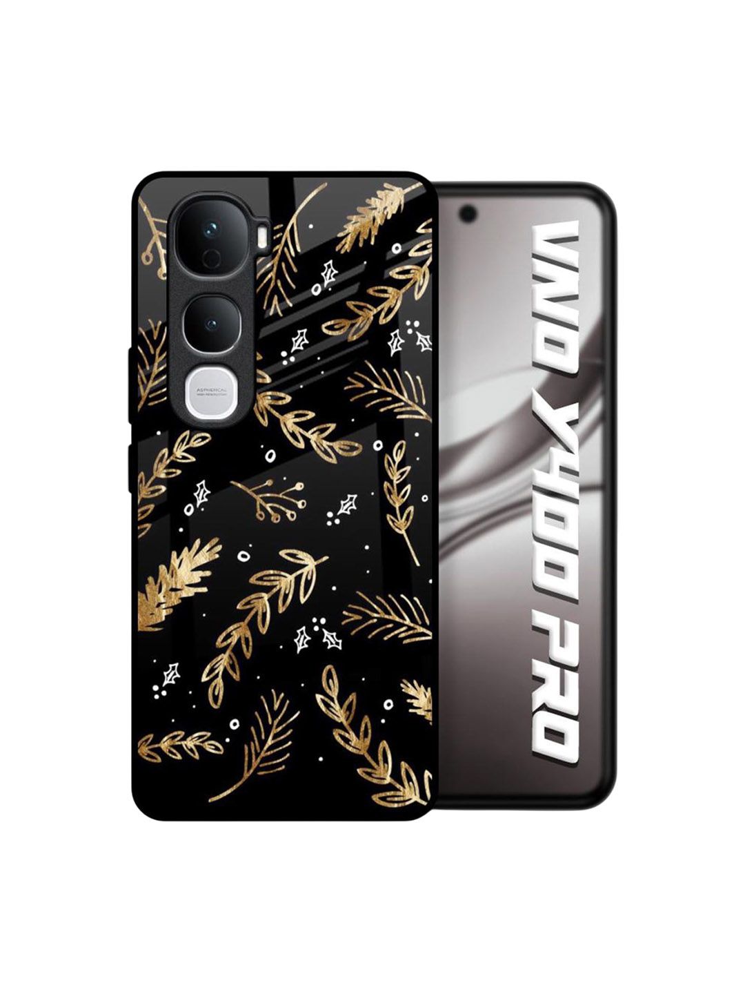 QRIOH Floral Printed Vivo Y400 Pro 5G Back Case Mobile Accessories-picture-34