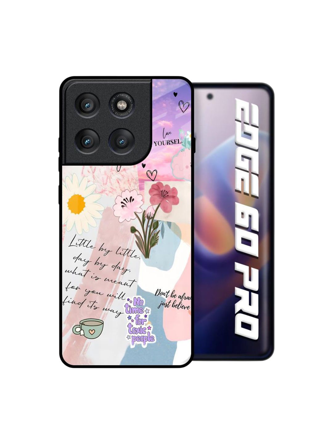 QRIOH Floral Printed Motorola Edge 60 Pro Back Case Mobile Accessories-picture-29