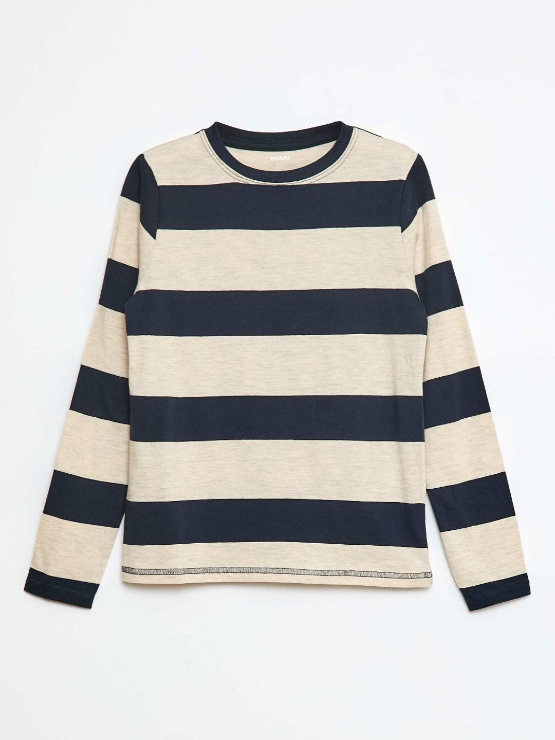 KIABI Boys Striped Round Neck Cotton T-shirt-picture-41