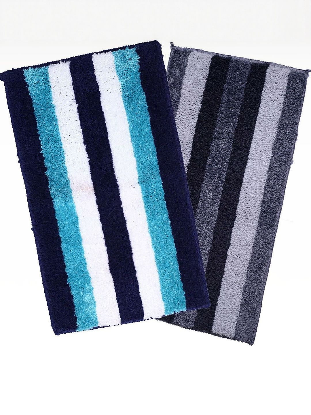 RJVT Blue Microfibre 1400 GSM Bath Rugs-image-48