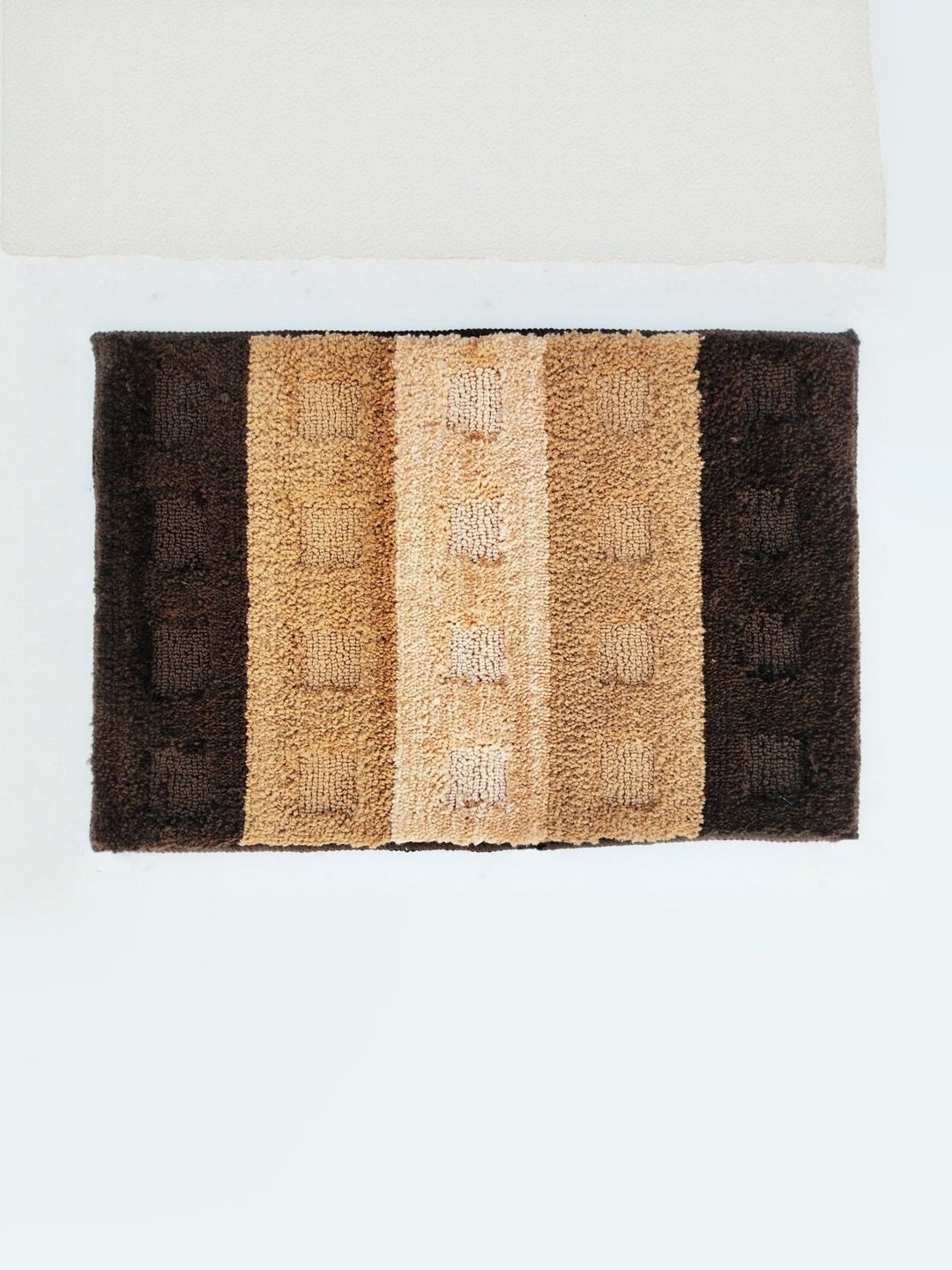 IVAZA Camel Brown Microfibre 1400 GSM Bath Rugs-image-11