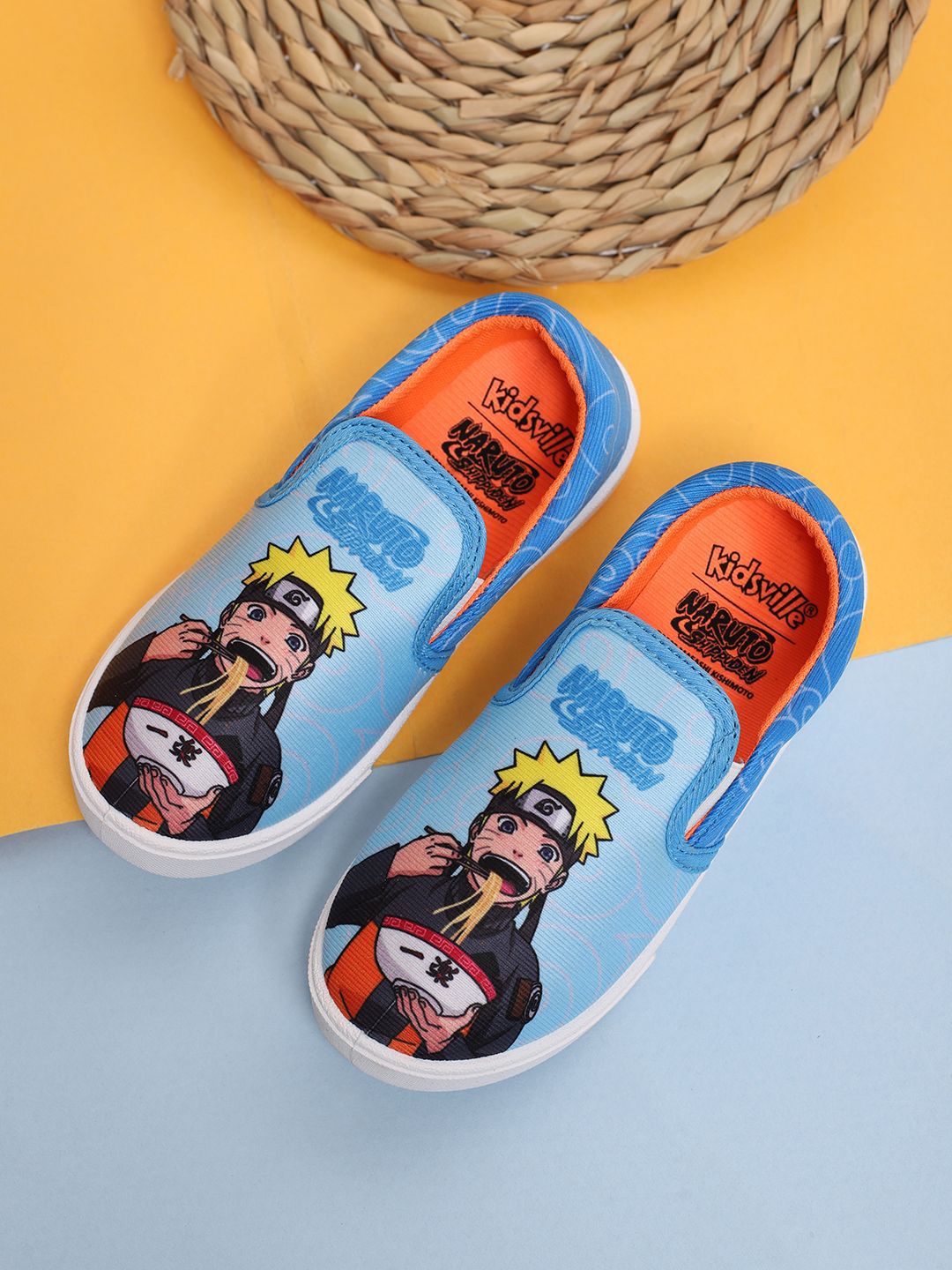 Kids Ville Boys Naruto Printed Slip-On Sneakers-picture-25