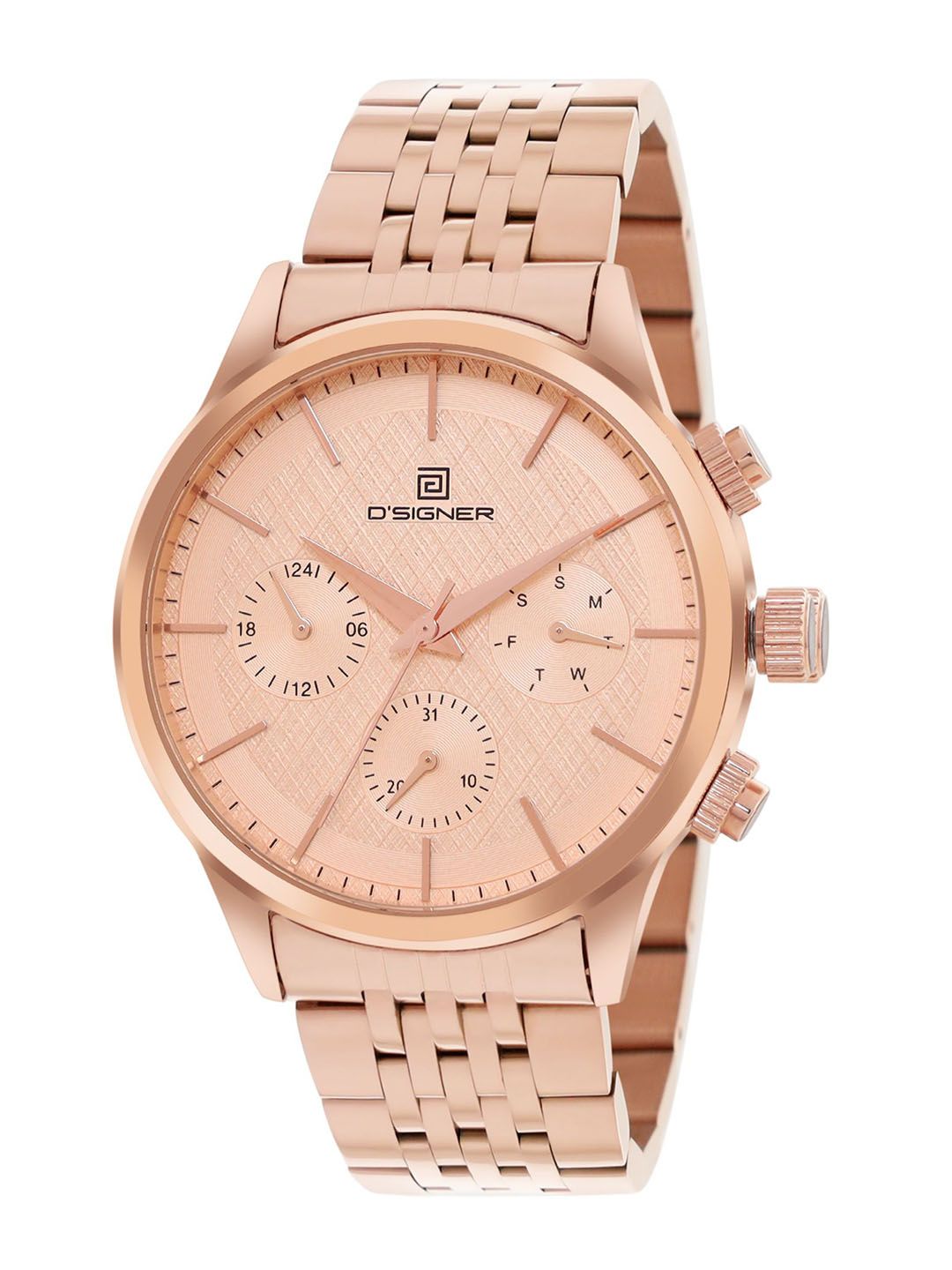 D'SIGNER Men Dial & Stainless Steel Bracelet Style Straps Analogue Watch 841RGM.11G-picture-19