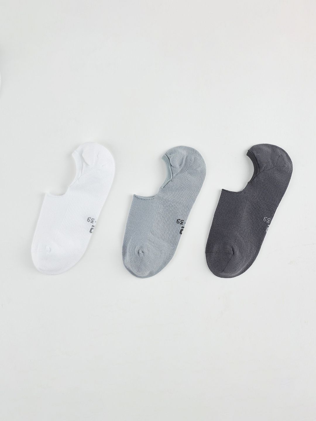 Decathlon Unisex Pack Of 3 Invisible Ankle Length Socks-picture-30