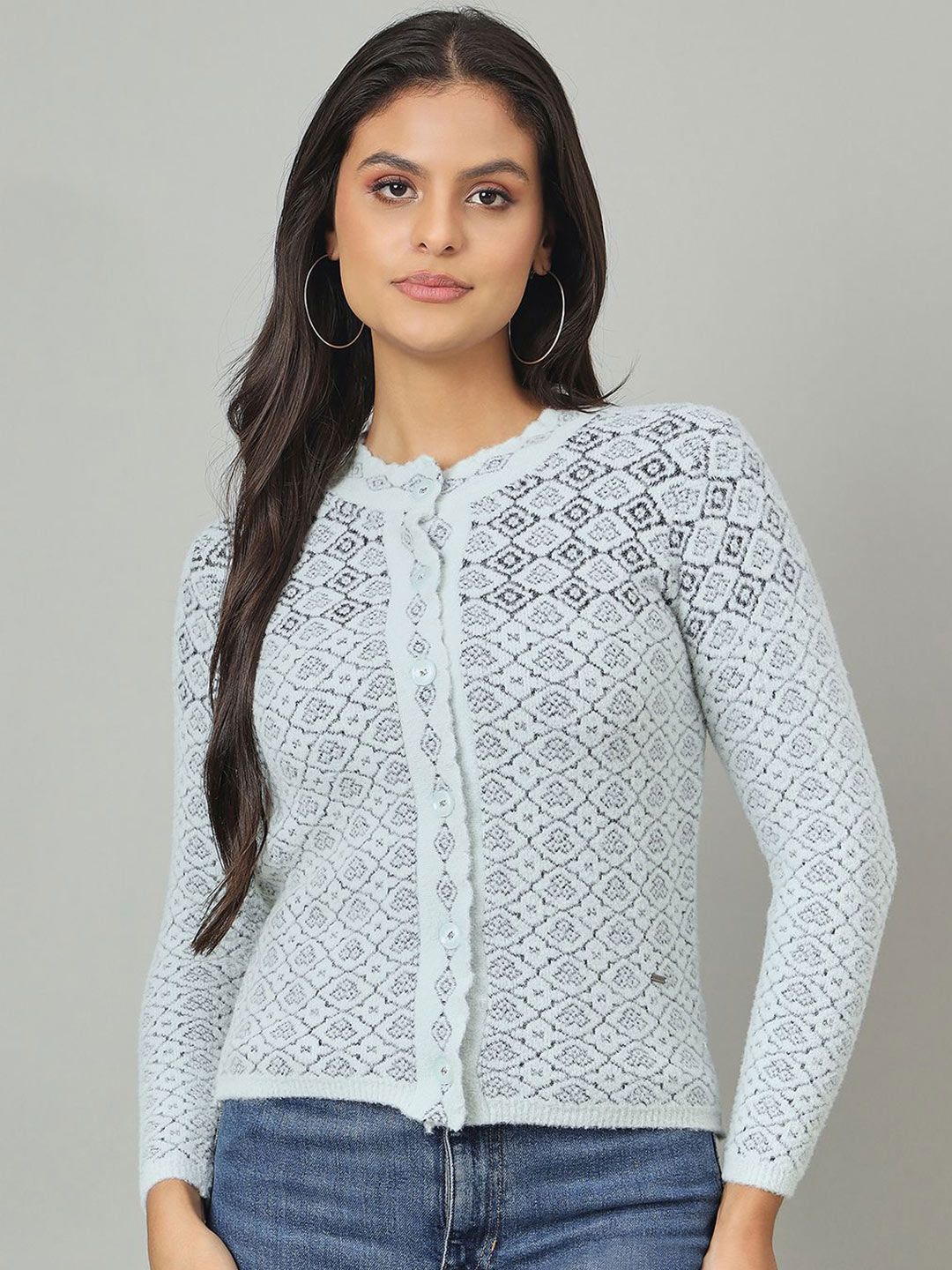 Duke Round Neck Front-Open Sweater-picture-31