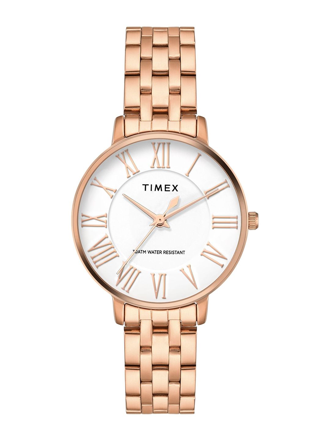 Timex Women Brass Dial & Stainless Steel Straps Analogue Watch TWEL19108-picture-42