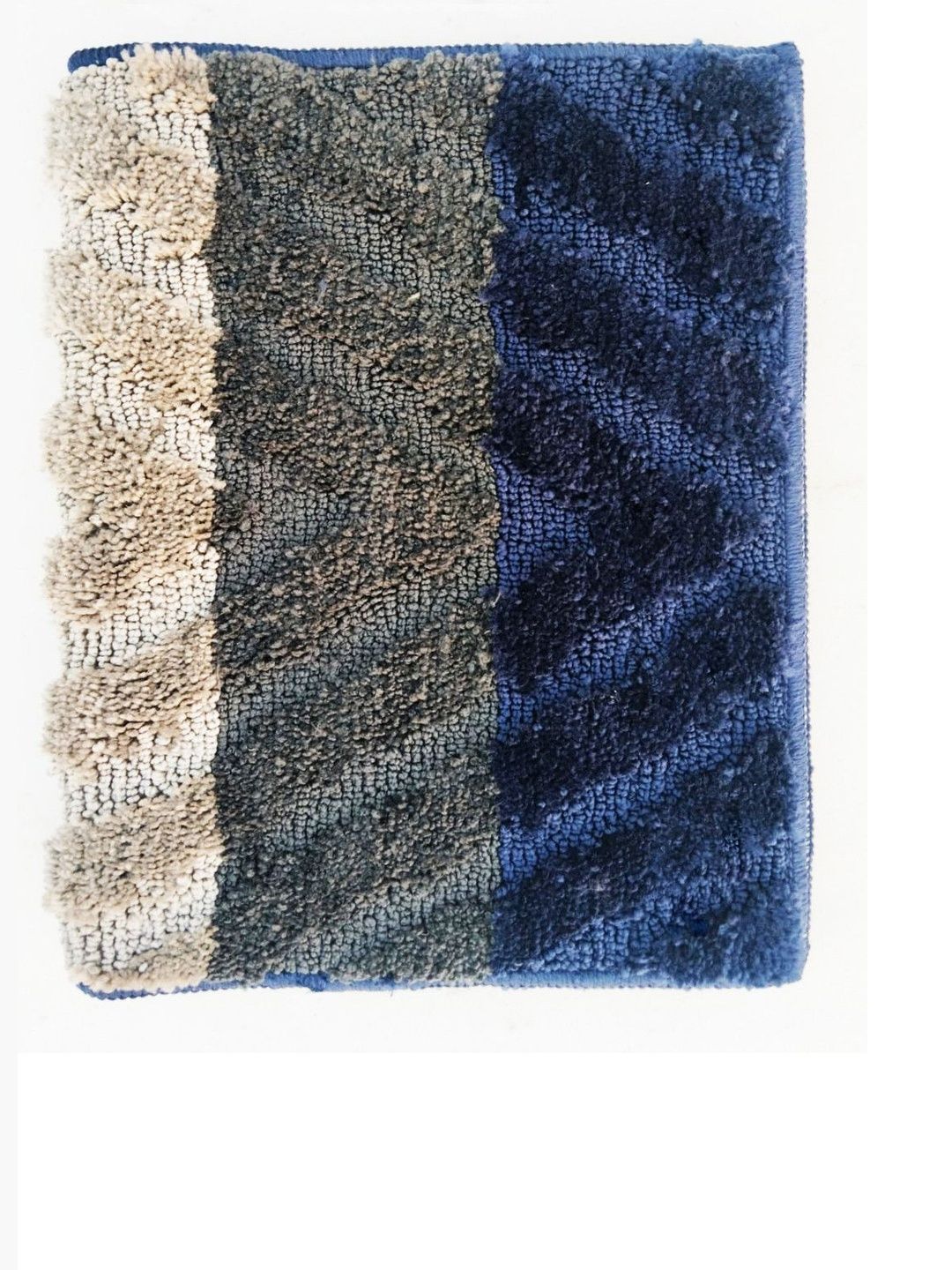 IVAZA Navy Blue Microfibre 1400 GSM Bath Rugs-picture-32