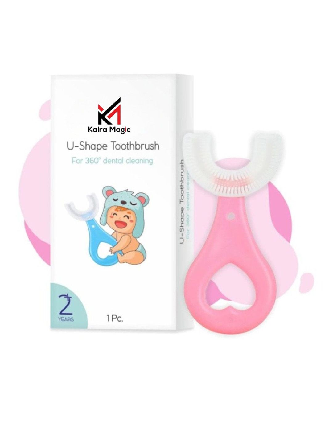 Kalra Magic U-Shaped Dental Cleaning Brush With Teether-picture-37