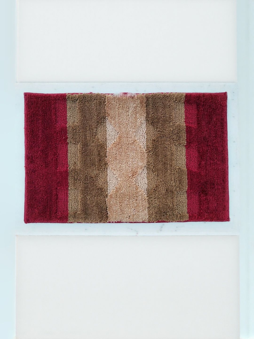 IVAZA Red Microfibre 1400 GSM Bath Rugs-picture-9