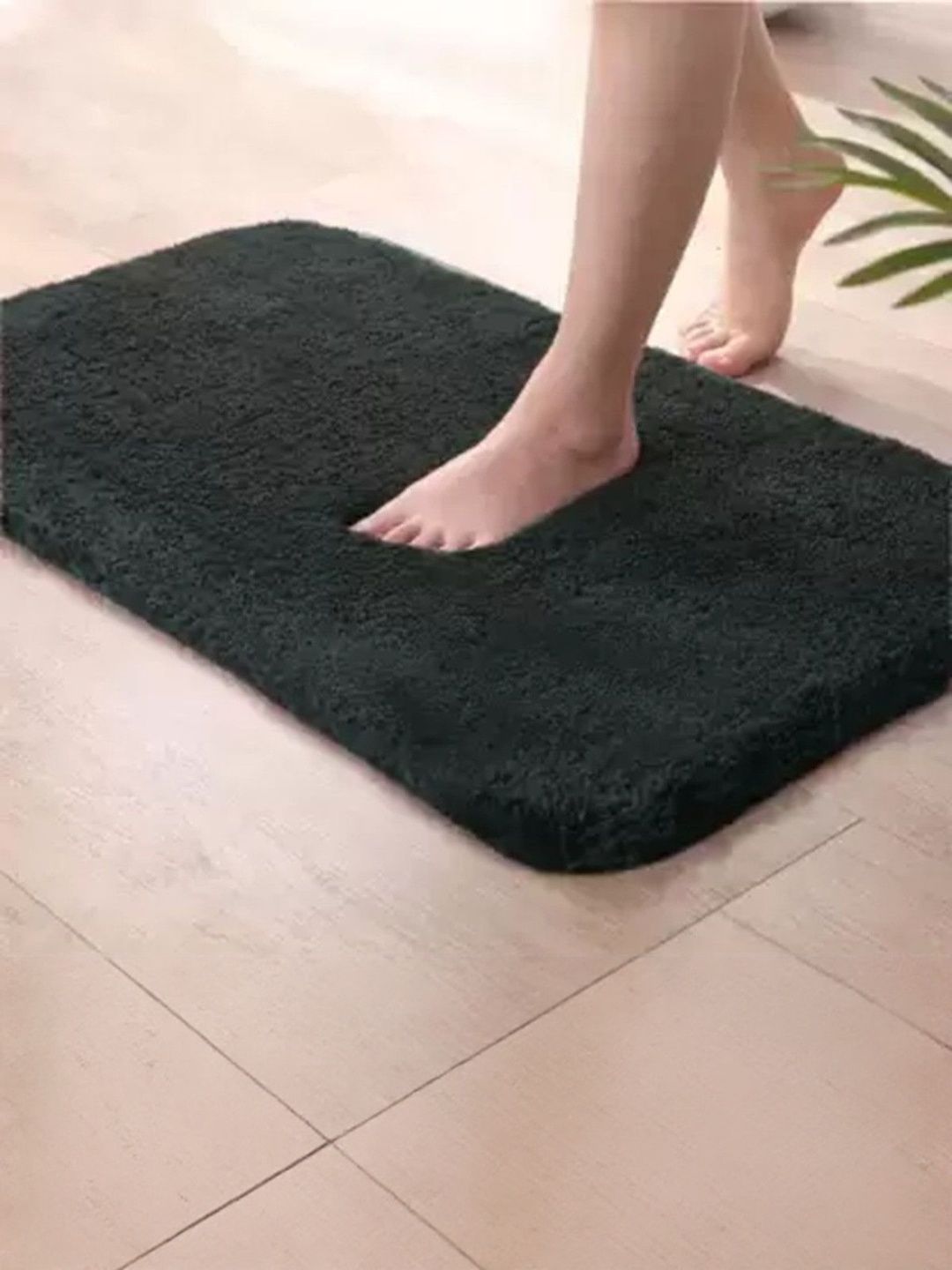 IVAZA Grey Microfibre 1400 GSM Bath Rugs-picture-19
