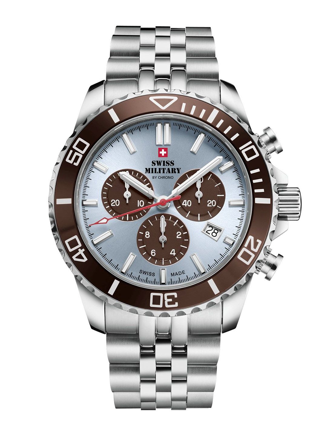 Swiss Military by Chrono Men Dial & Stainless Steel Analogue Chronograph Watch-picture-27