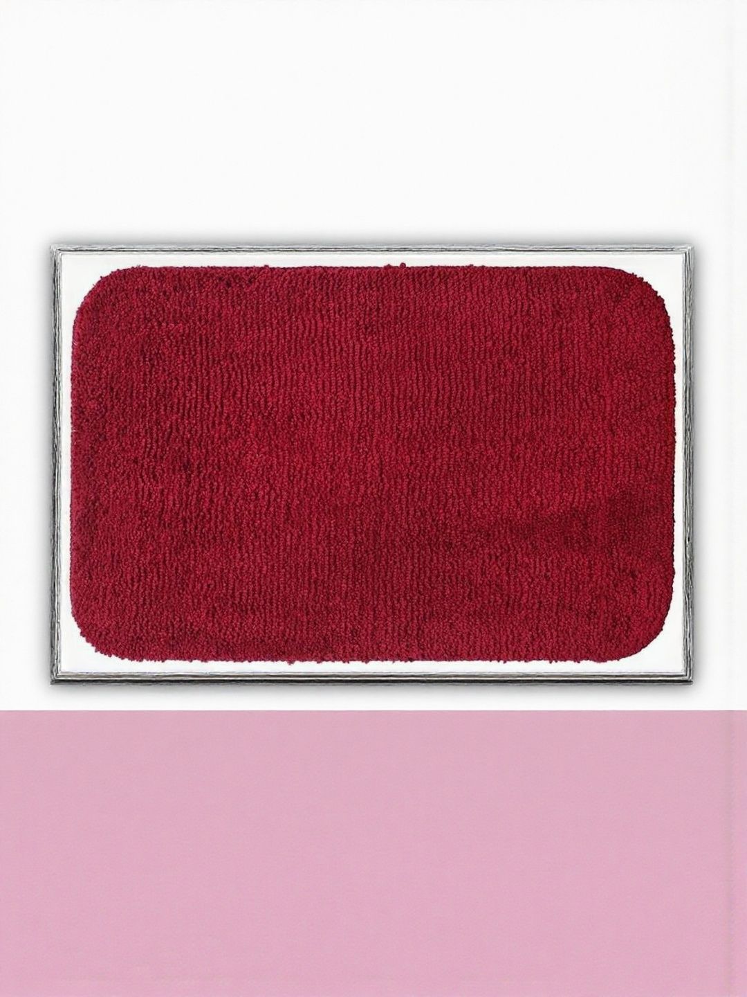 RJVT Red Microfibre 1400 GSM Bath Rugs-image-16