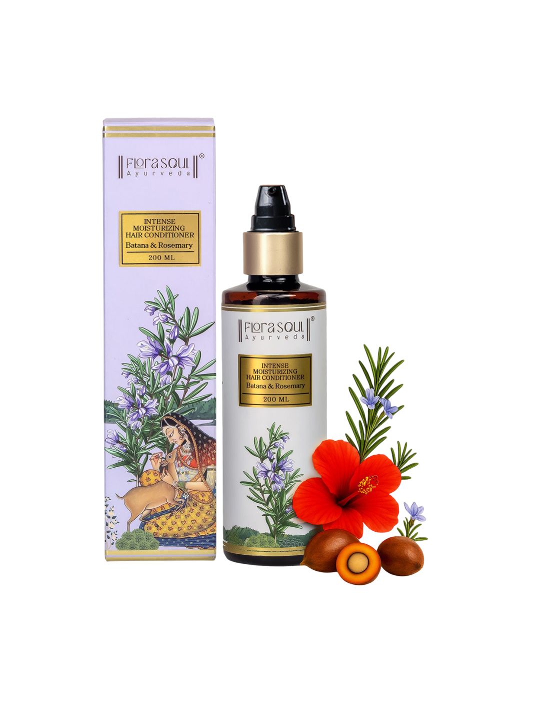 FloraSoul Ayurveda Intense Moisturizing Hair Conditioner- 200 ml-image-21