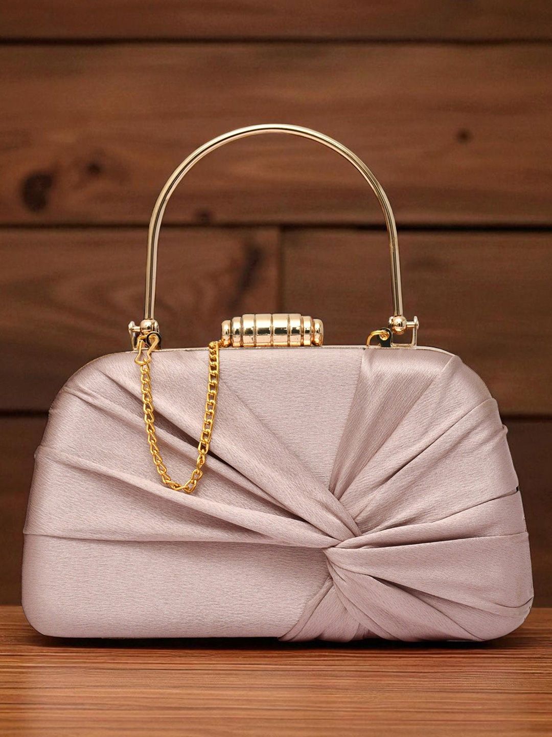 FOR THE BEAUTIFUL YOU Buckle Detail Box Clutch-picture-18