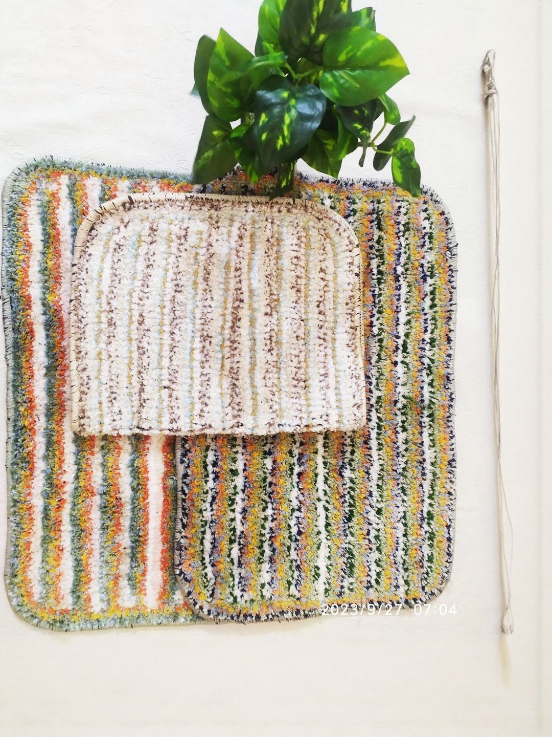 IVAZA Multi Polycotton 1400 GSM Bath Rugs-picture-38