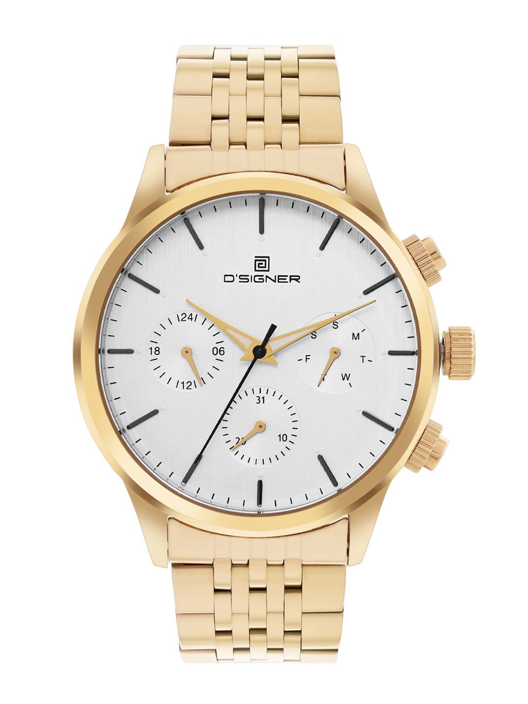 D'SIGNER Men Round Dial & Bracelet Style Straps Analogue Watch 841GM.2G-picture-29