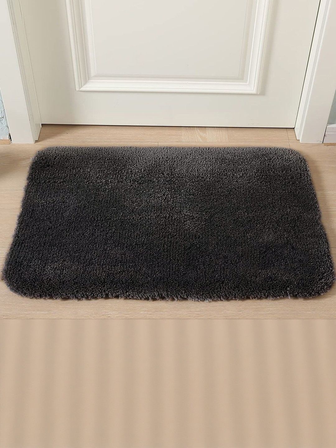 IVAZA Grey Microfibre 1400 GSM Bath Rugs-picture-6