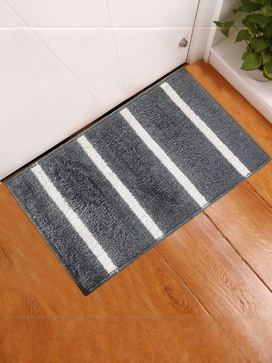IVAZA Grey Microfibre 1400 GSM Bath Rugs-picture-9