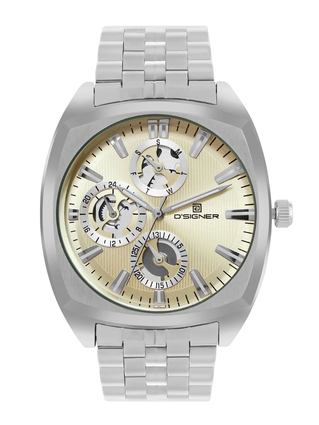 D'SIGNER Men Printed Dial & Stainless Steel Straps Analogue Watch 837SM.4G-picture-11