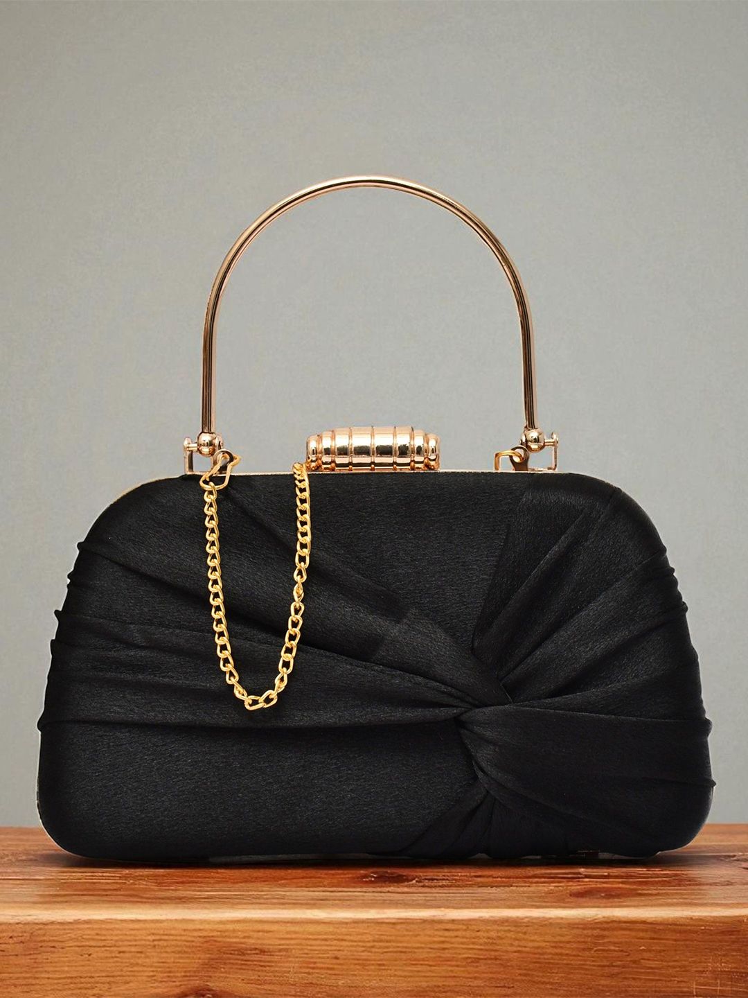 FOR THE BEAUTIFUL YOU Buckle Detail Box Clutch-picture-16