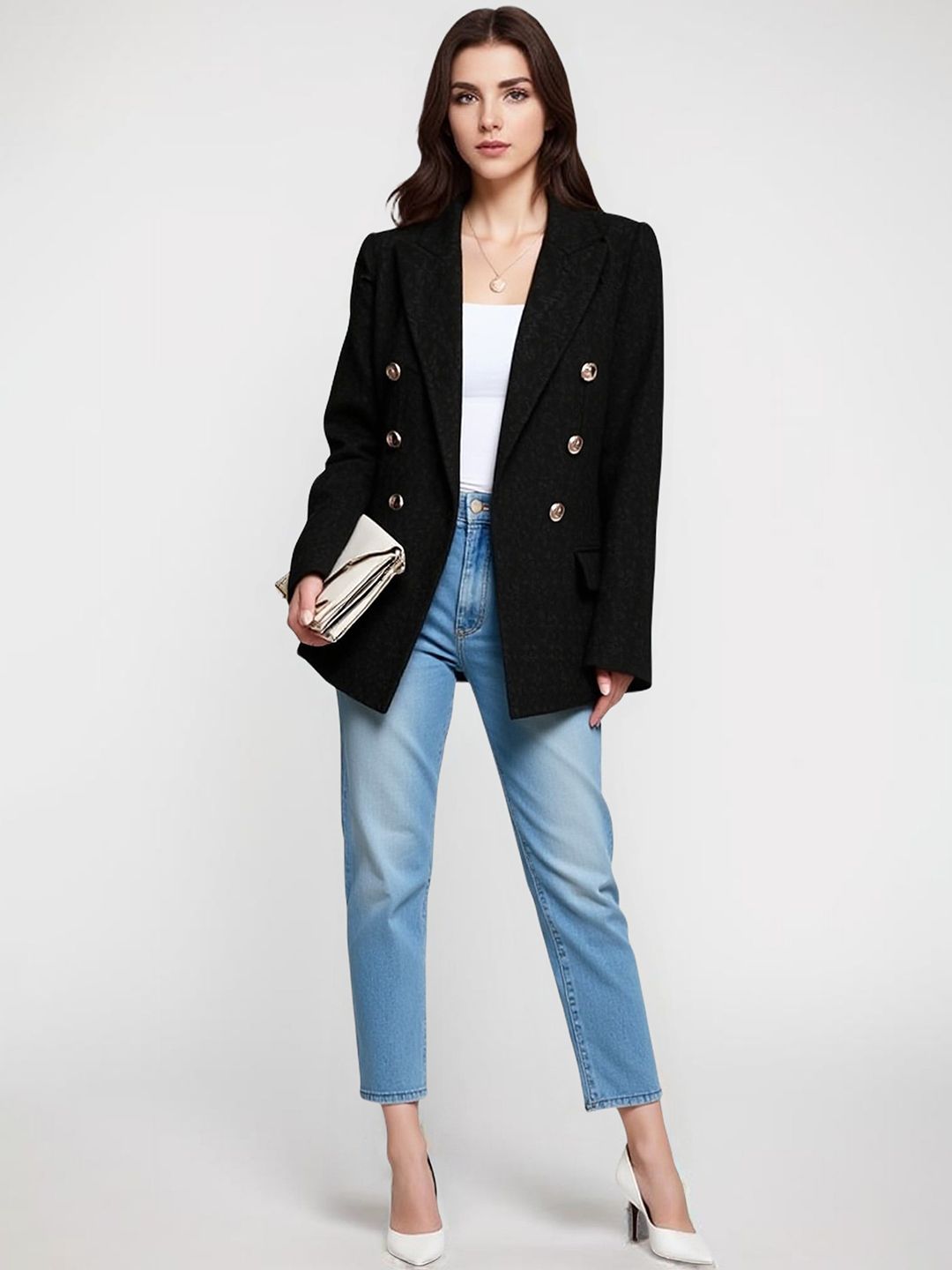 all about you Single-Breasted Causal Blazers-picture-10