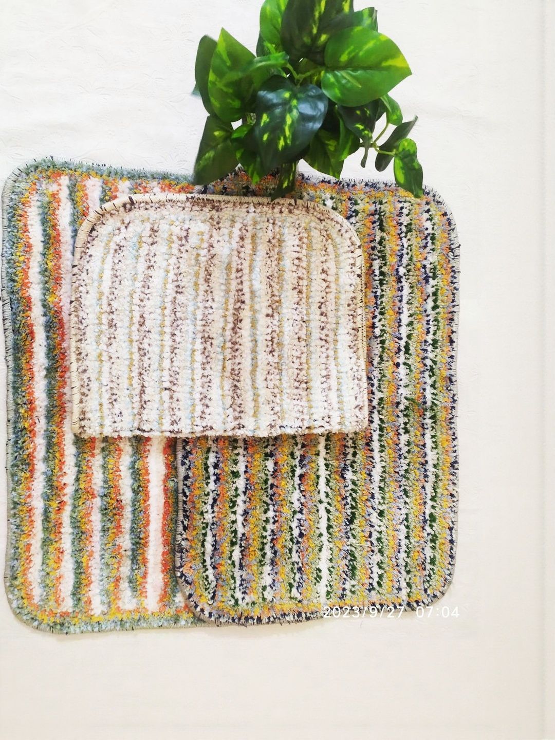 IVAZA Multi Polycotton 1400 GSM Bath Rugs-picture-38