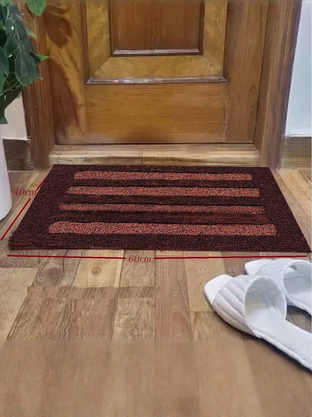 IVAZA Brown Microfibre 1400 GSM Bath Rugs-picture-58