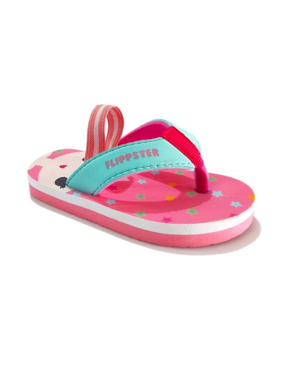 FLIPPSTER Kids Printed Elastic Back Straps Flip Flops-picture-30