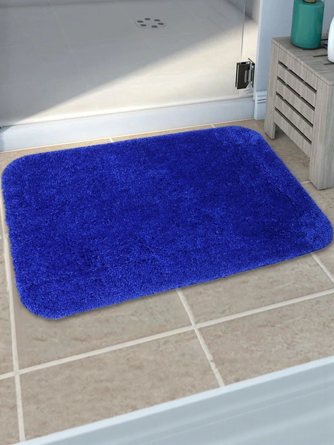 IVAZA Blue Microfibre 1400 GSM Bath Rugs-picture-26