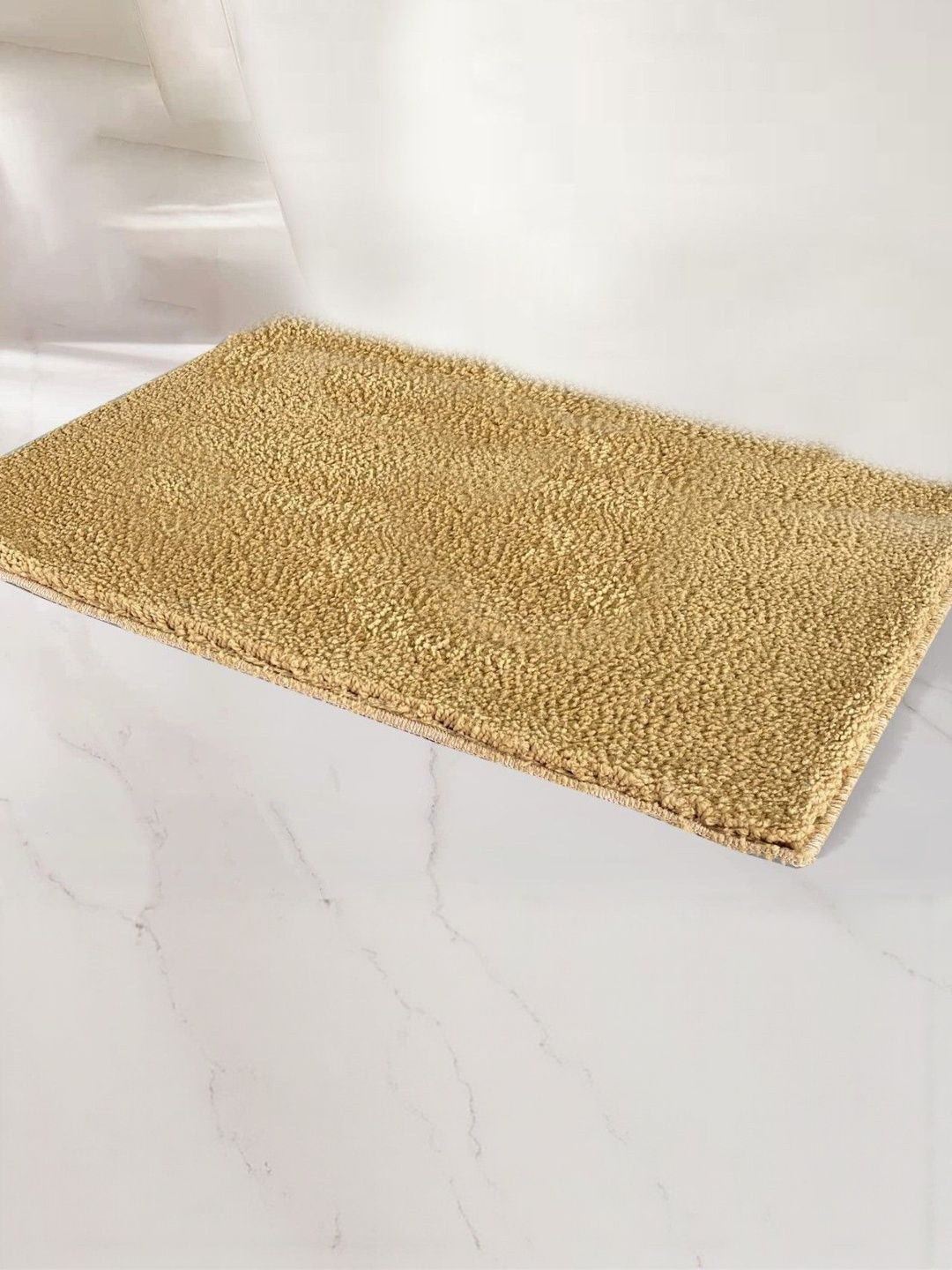 IVAZA Beige Microfibre 1400 GSM Bath Rugs-picture-8
