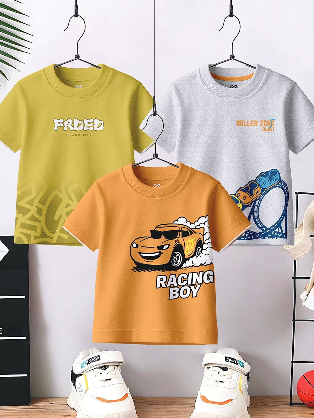 Grand Max Boys 3 Printed T-shirt-picture-35